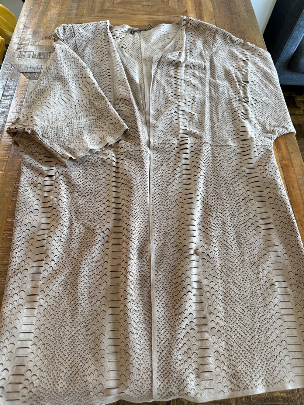 Neutral Snake-Print Men's Shirt